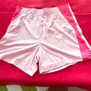 Nike pink dry fit shorts